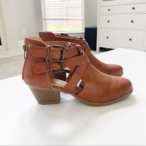 Steven Ella Tan Open Boots T15808 B14